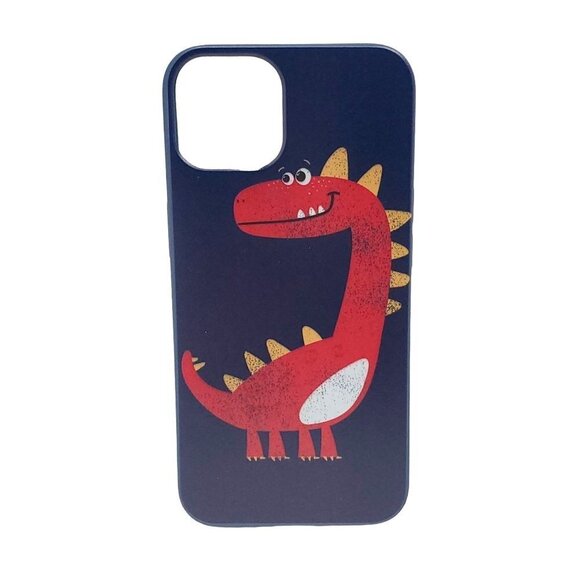 Red Dinosaur iphone 13 Phone Case - Picture 1 of 2